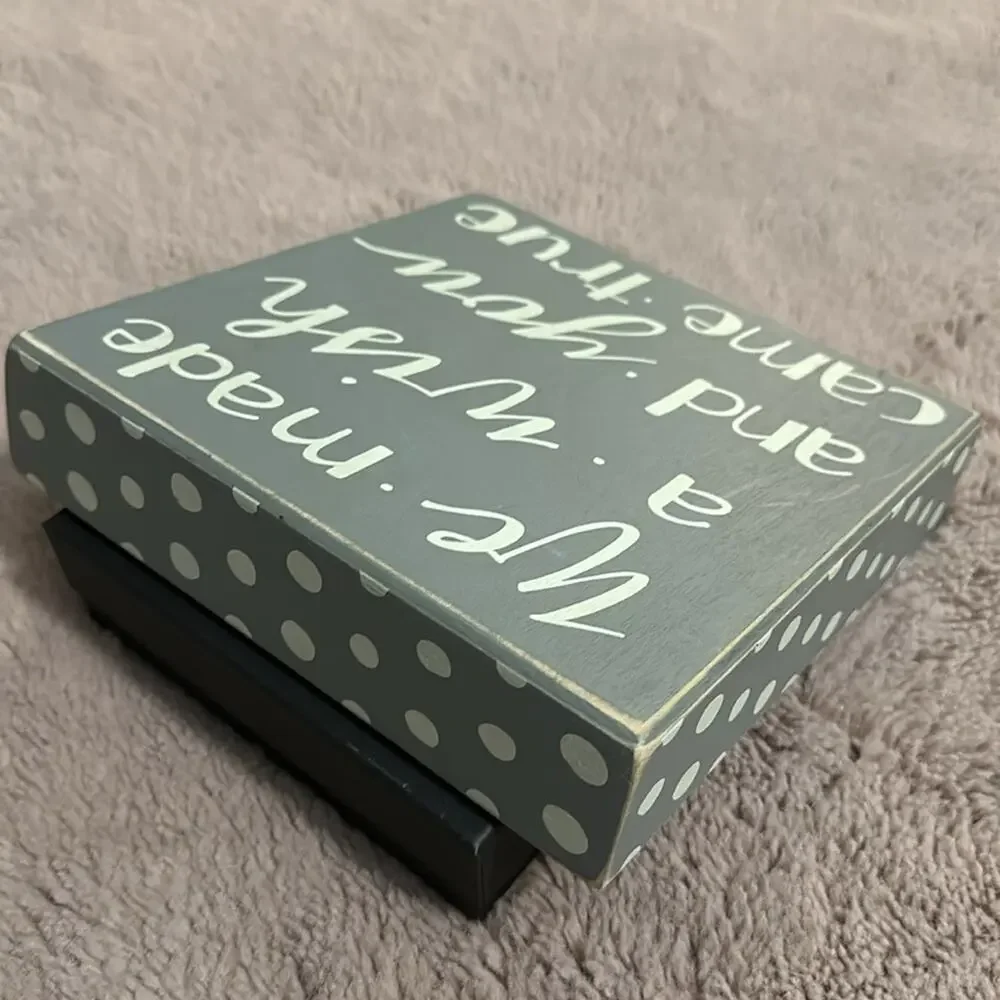 Primitives By Kathy Box Sign, We Made a Wish and You Came True, 8